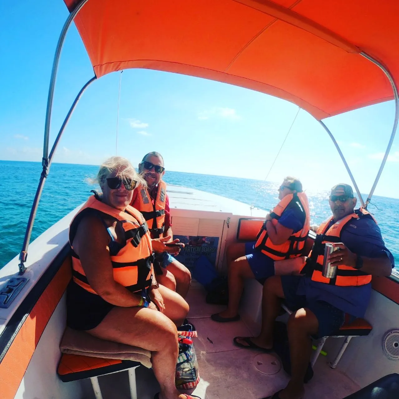 Island Adventures guests on a tour