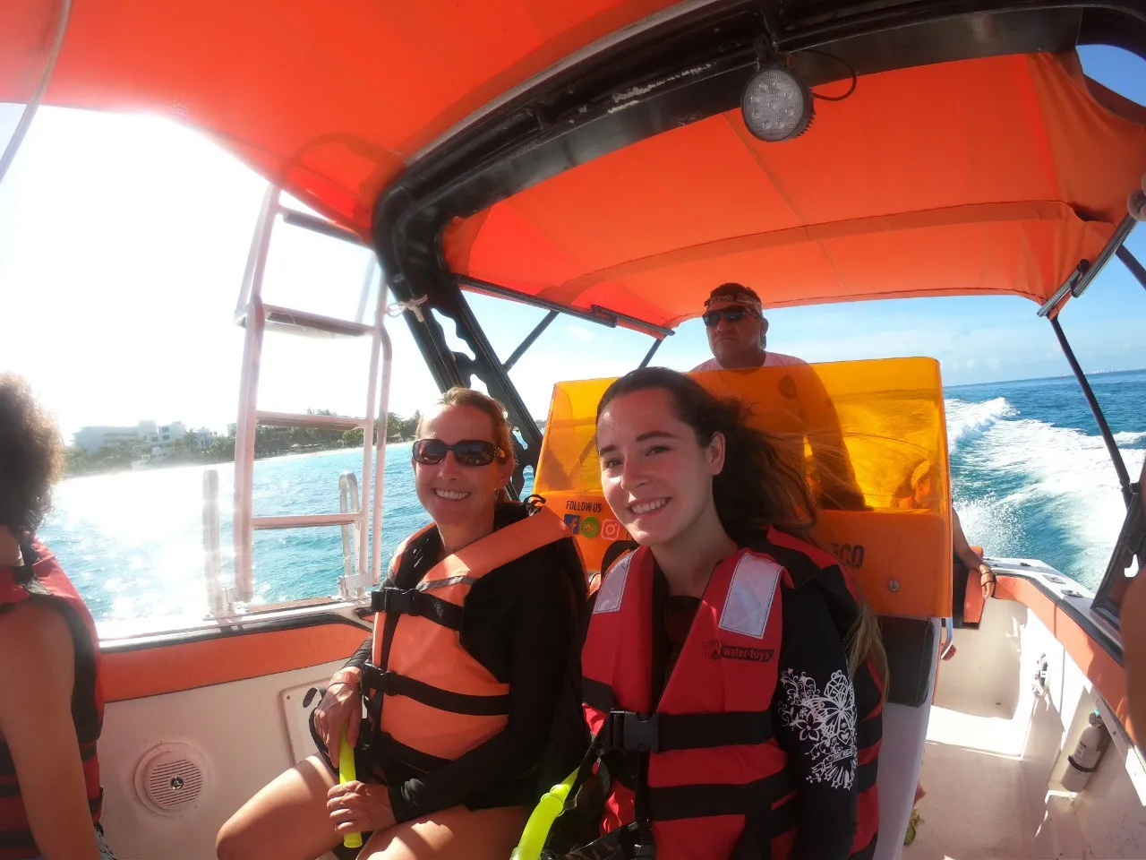 Island Adventures guests on a tour